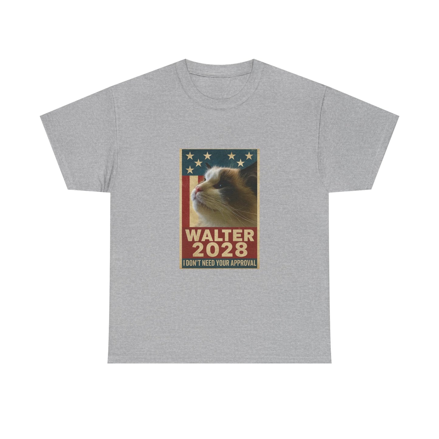 Vote Walter 2028 Unisex Heavy Cotton Tee