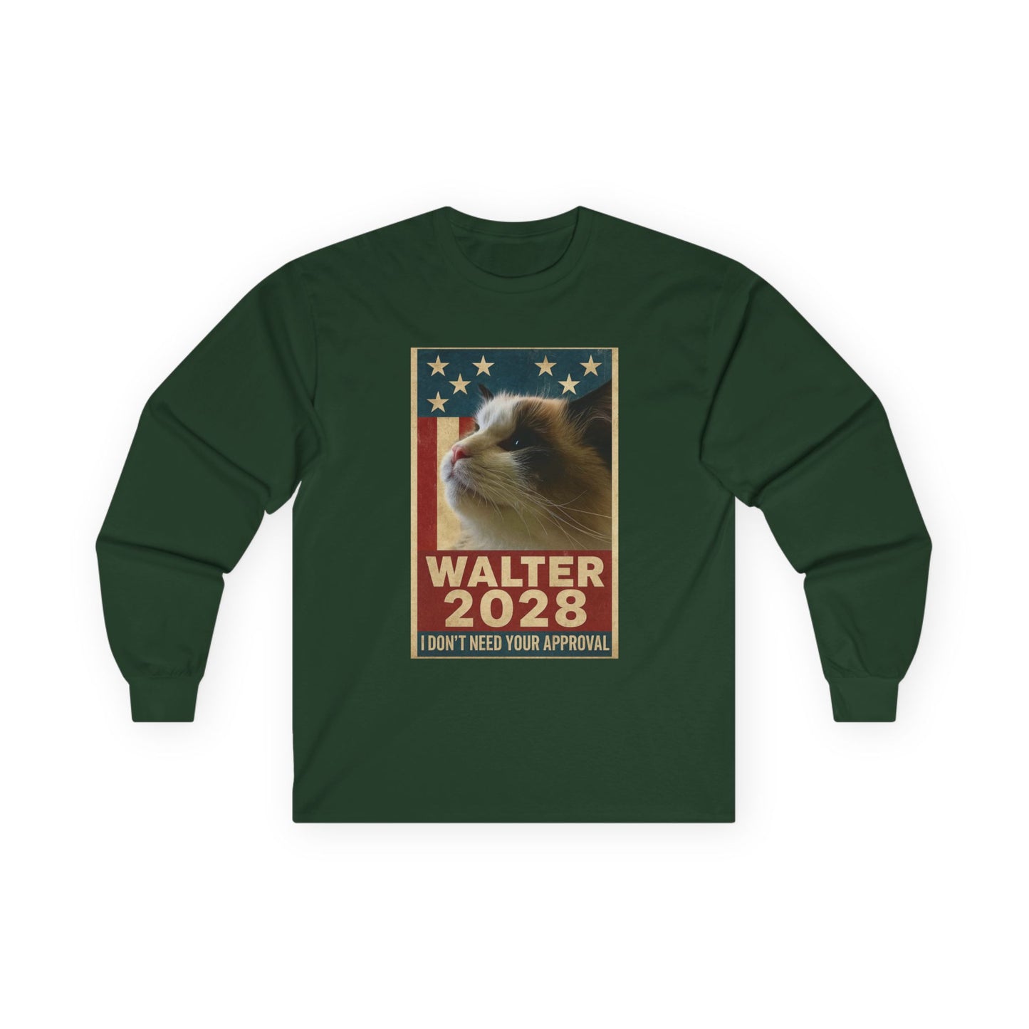 Vote Walter 2028 Long Sleeve Tee