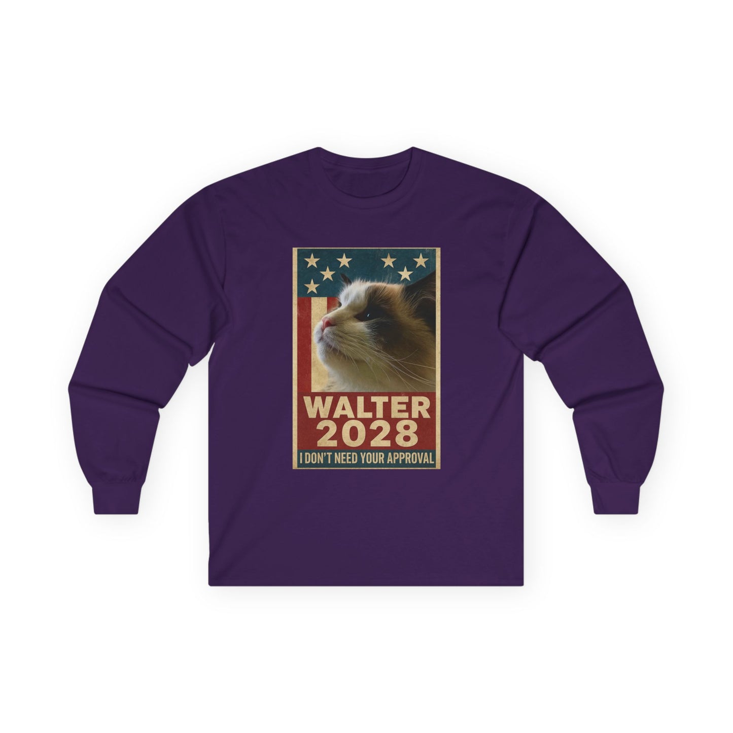 Vote Walter 2028 Long Sleeve Tee