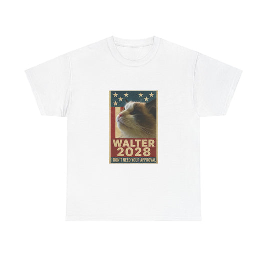 Vote Walter 2028 Unisex Heavy Cotton Tee