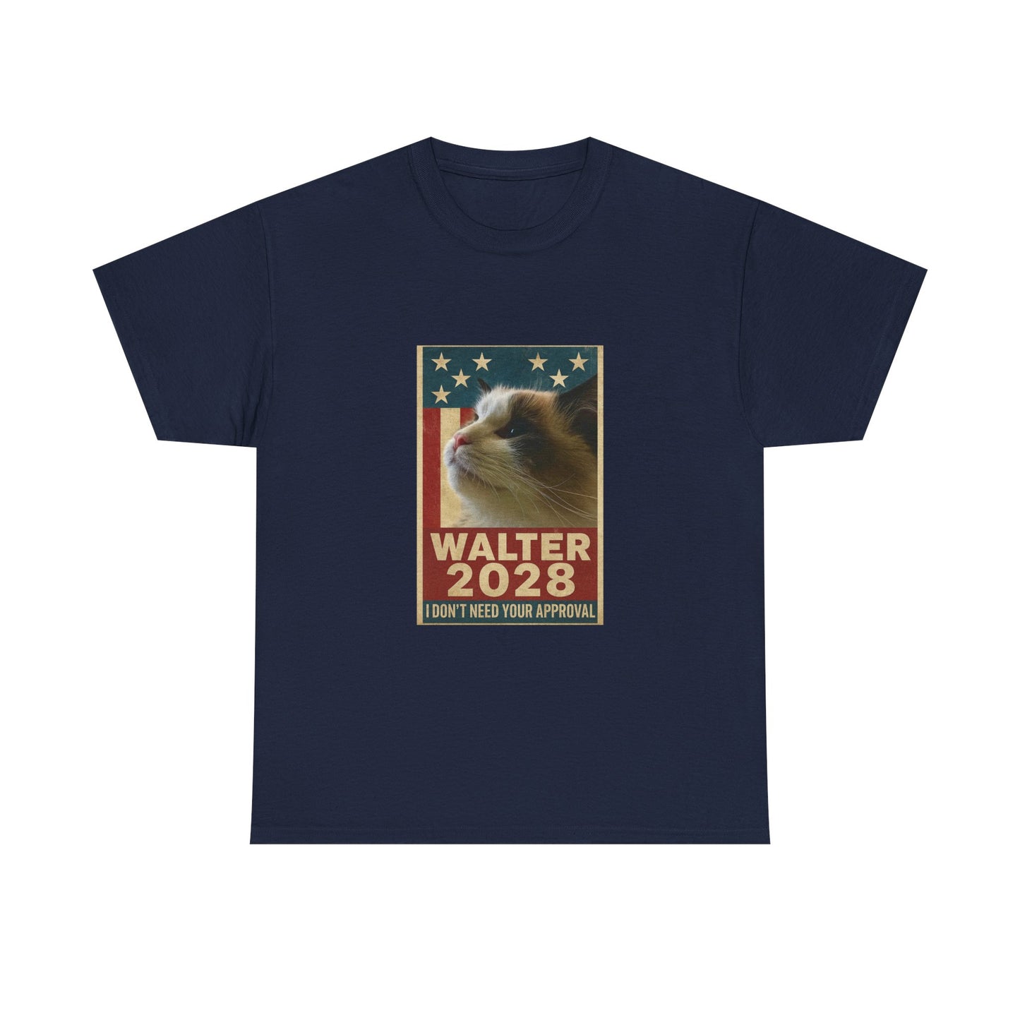 Vote Walter 2028 Unisex Heavy Cotton Tee
