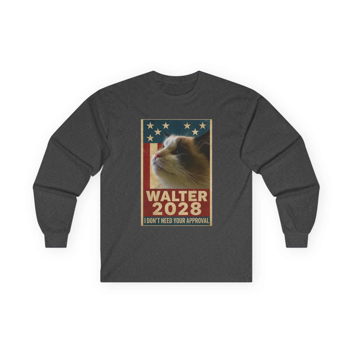 Vote Walter 2028 Long Sleeve Tee