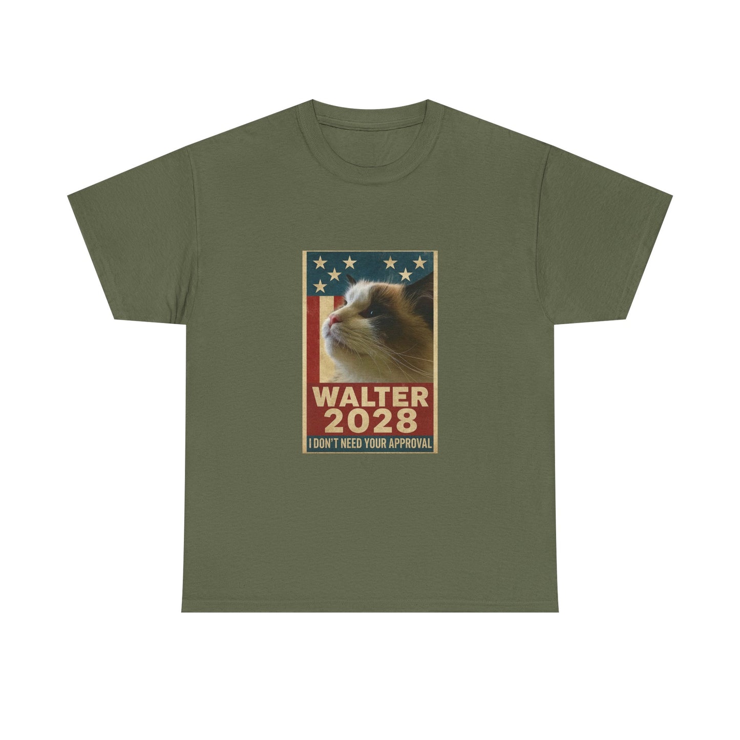 Vote Walter 2028 Unisex Heavy Cotton Tee