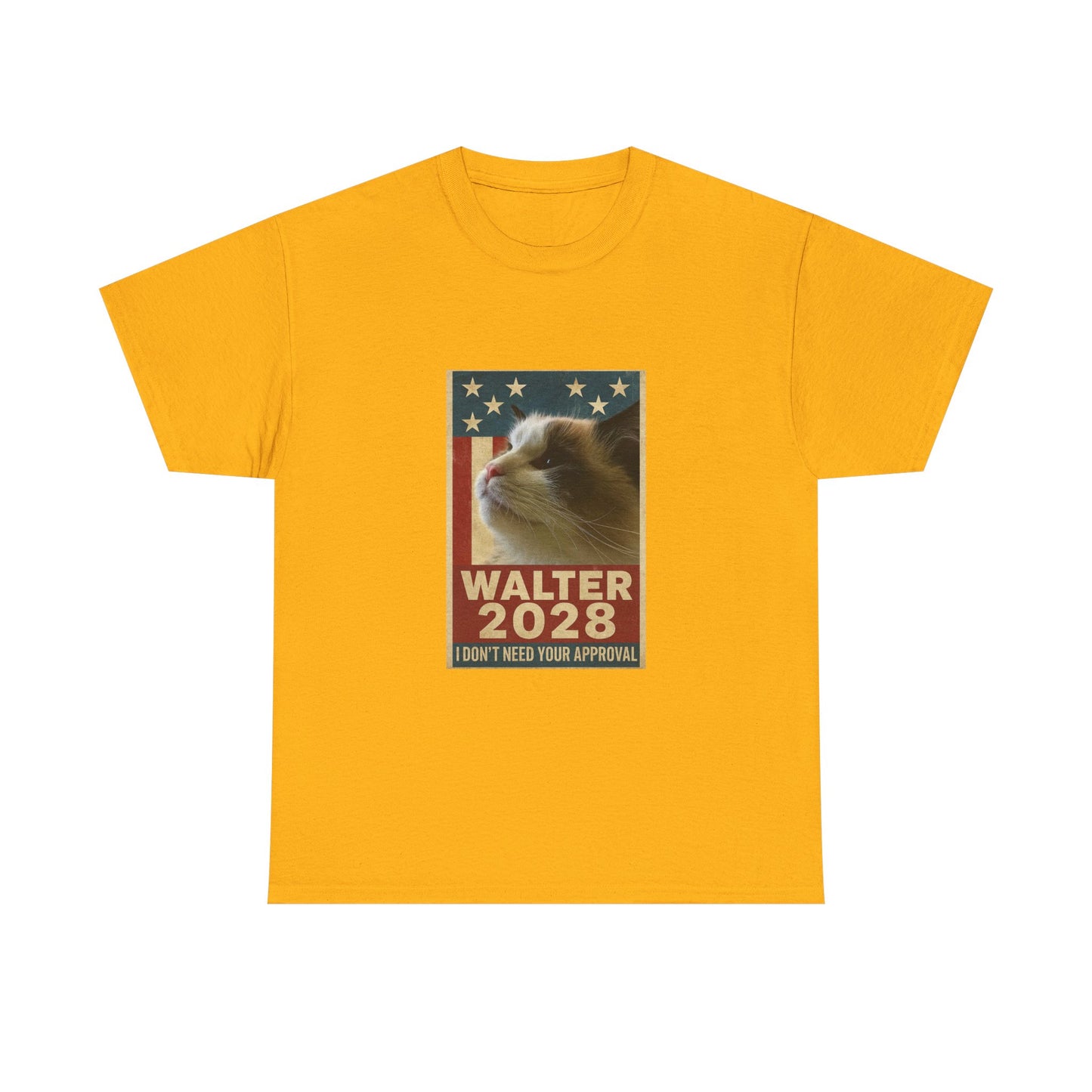 Vote Walter 2028 Unisex Heavy Cotton Tee