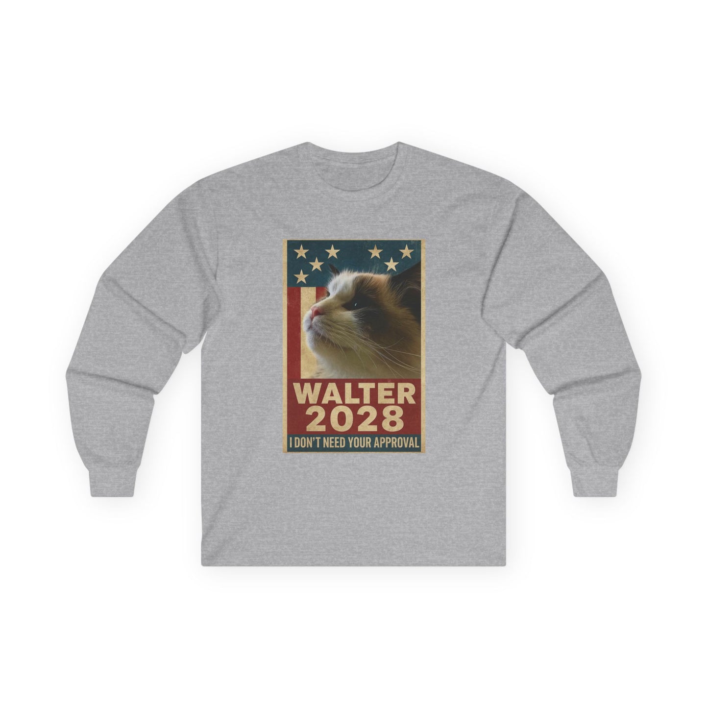 Vote Walter 2028 Long Sleeve Tee