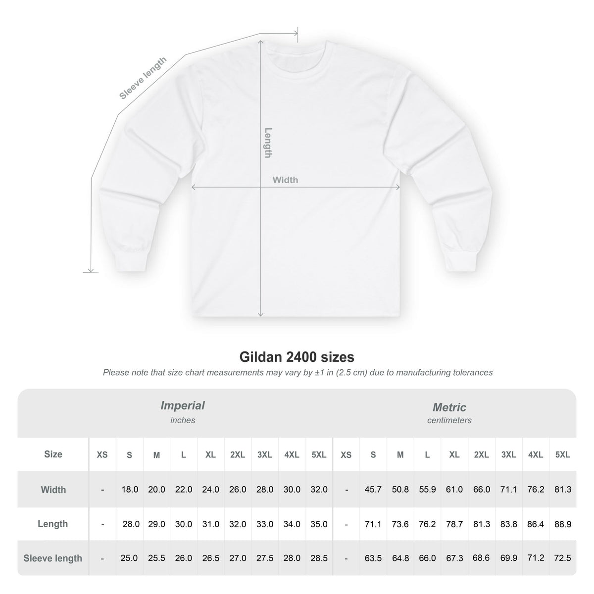 Big Yang Long Sleeve Tee Unisex- White