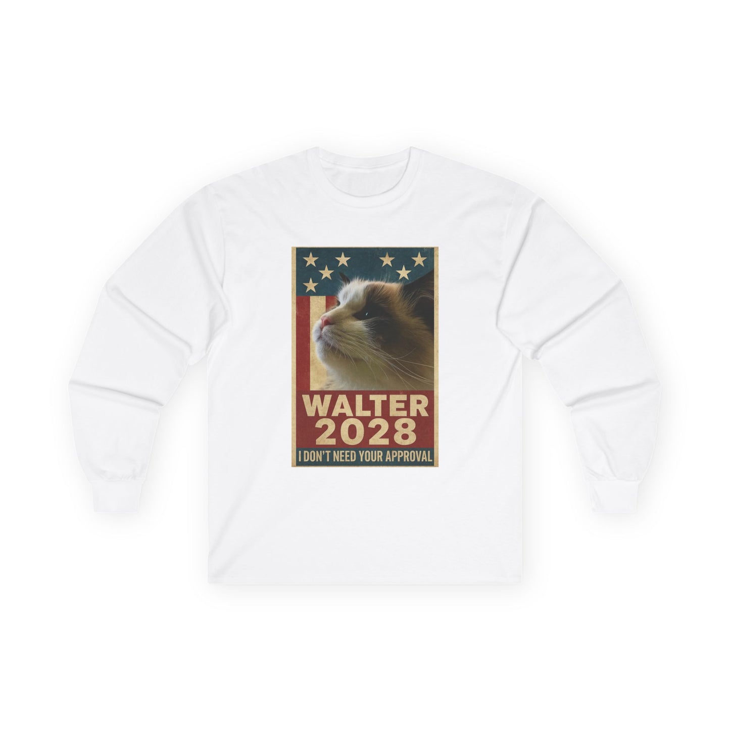 Vote Walter 2028 Long Sleeve Tee
