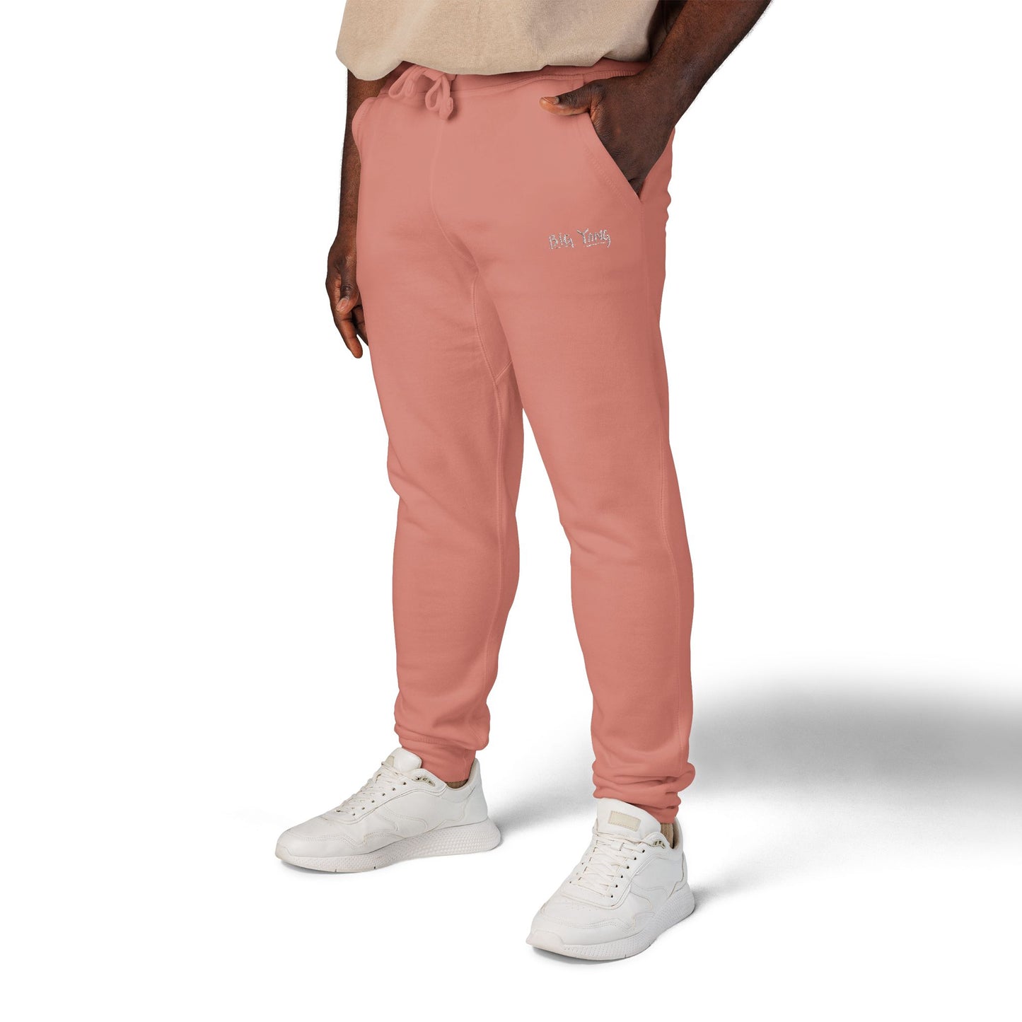 Big Yang Embroidered Fleece Sweatpants