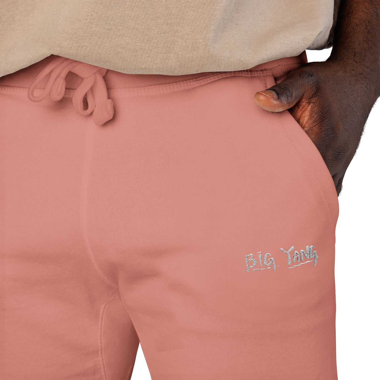 Big Yang Embroidered Fleece Sweatpants