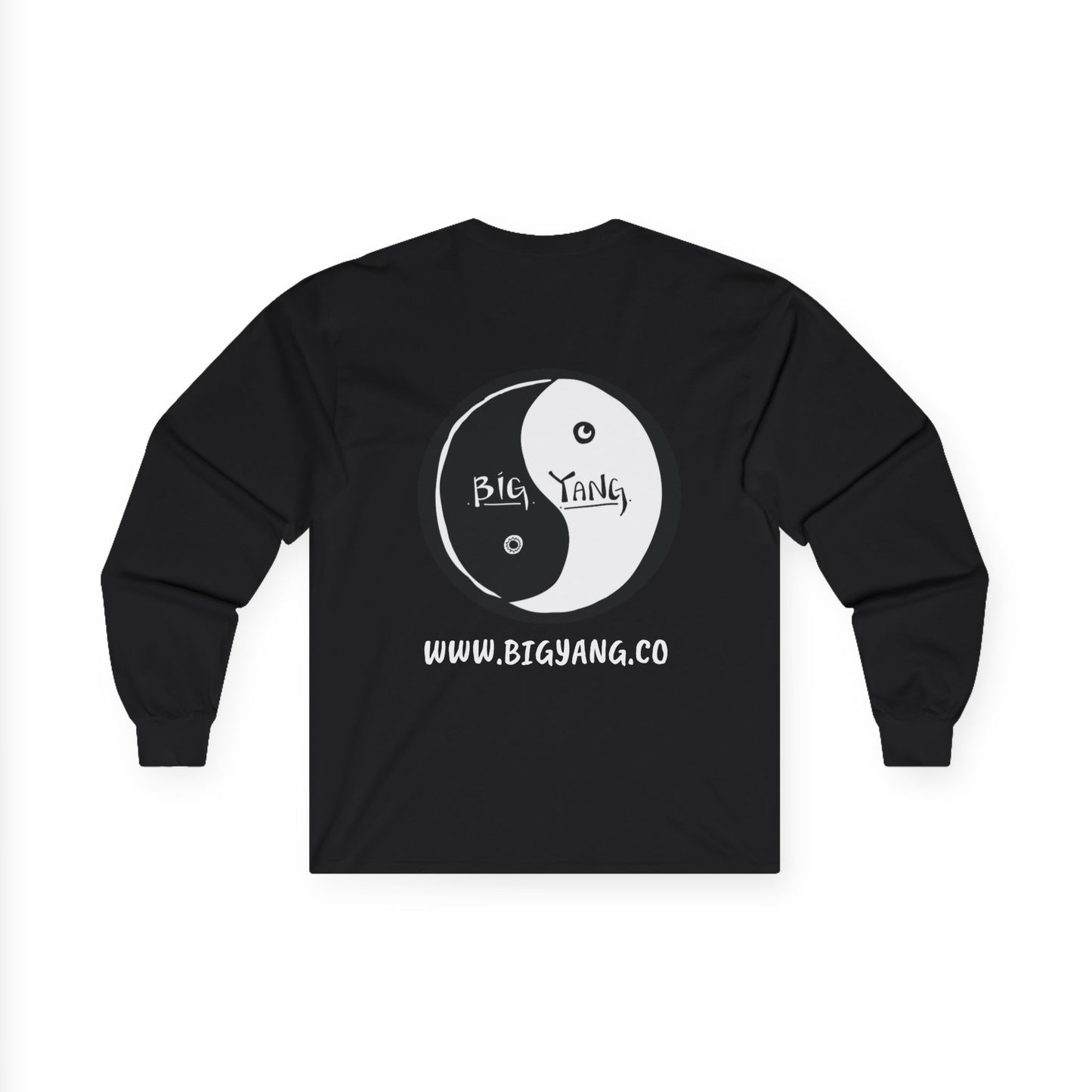 Big Yang Long Sleeve Tee Unisex- Black