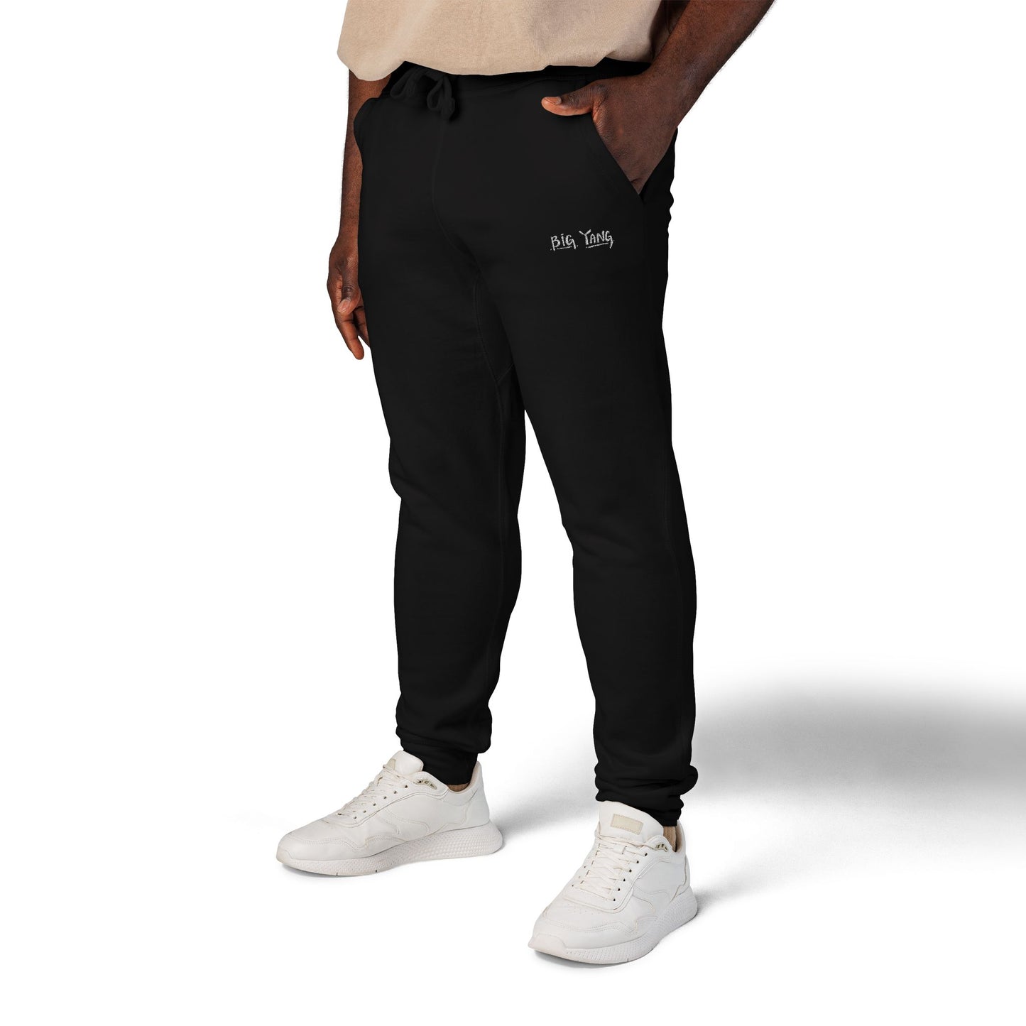 Big Yang Embroidered Fleece Sweatpants