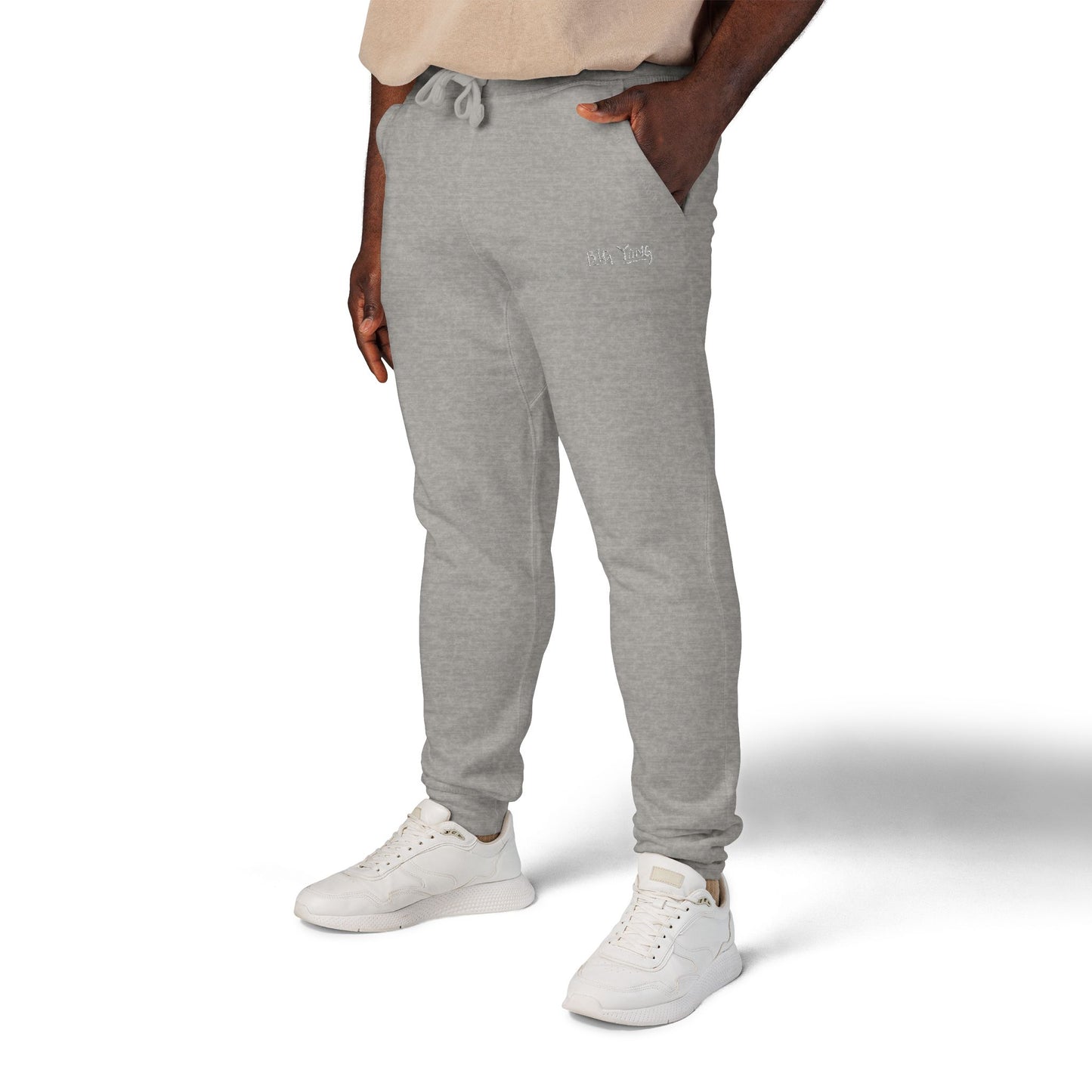 Big Yang Embroidered Fleece Sweatpants