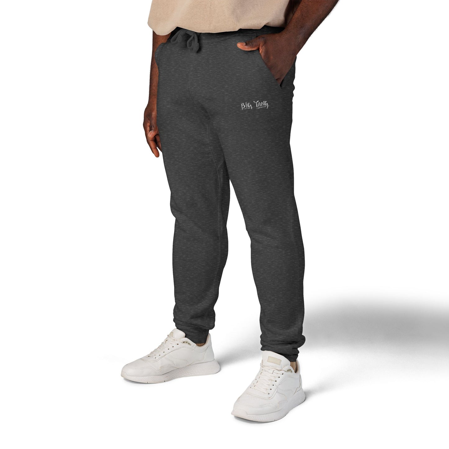 Big Yang Embroidered Fleece Sweatpants