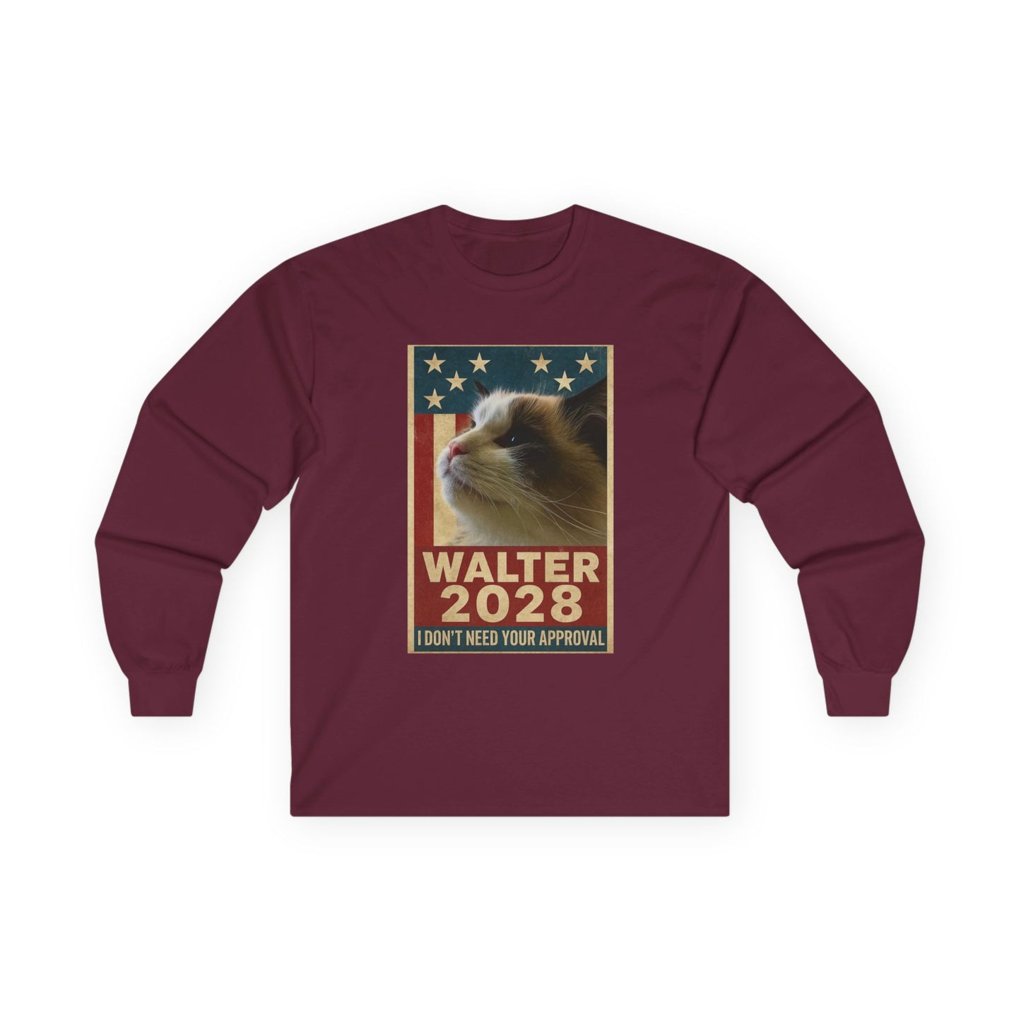 Vote Walter 2028 Long Sleeve Tee