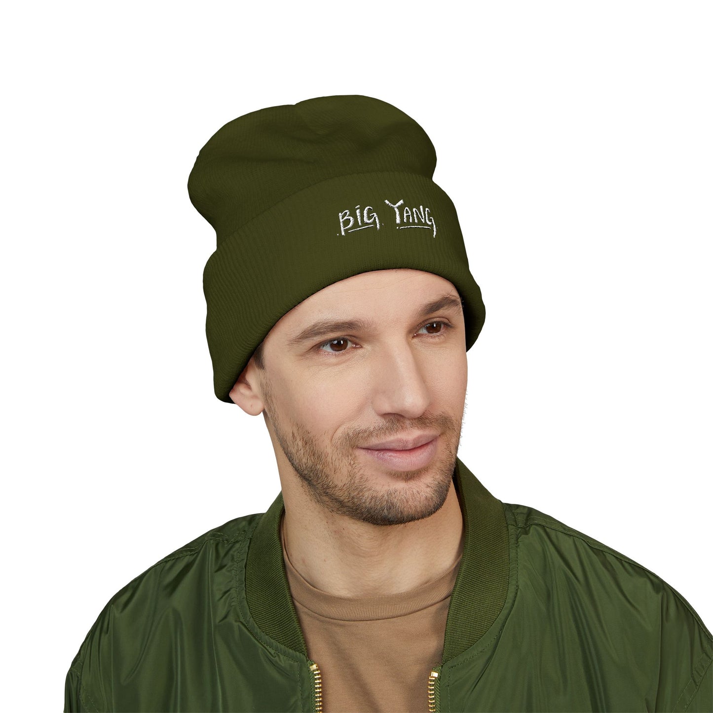 Big Yang Cuffed Beanie - Embroidered