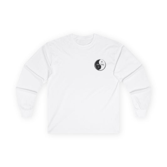 Big Yang Long Sleeve Tee Unisex- White