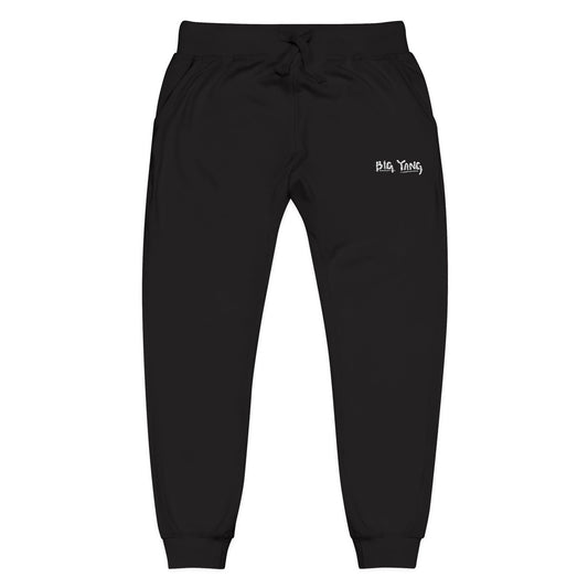Big Yang Embroidered Fleece Sweatpants